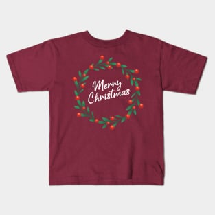 Merry Christmas - Cute Holiday Kids T-Shirt